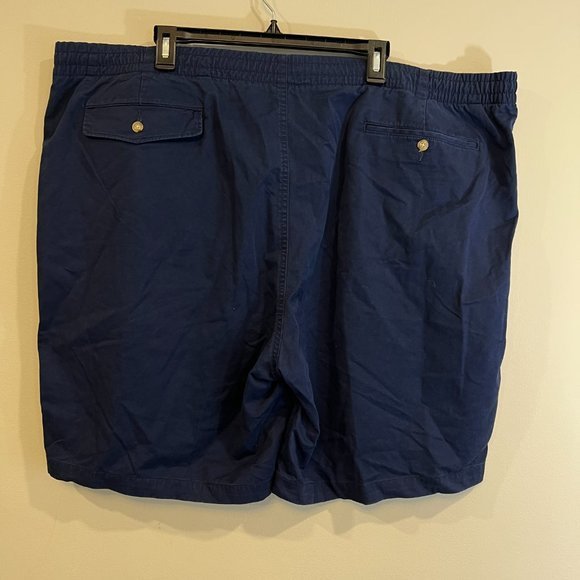 RALPH‎ LAUREN Blue Khaki Shorts (3XLT) - Picture 3 of 7